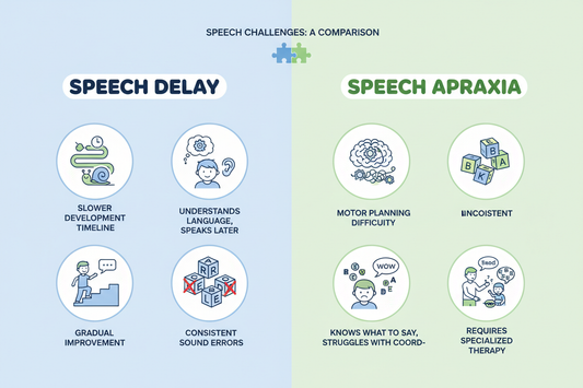 Speech Delay vs Speech Apraxia: Understanding the Difference Matters