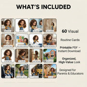 Visual Schedule Cards for Kids with Autism & ADHD